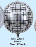 4d Folijski Balon 22" Disco 1/1