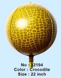 4d Folijski Balon 22" Krokodil 1/1