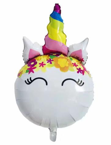 Folijski Balon 87x55 Cm Unicorn Circle