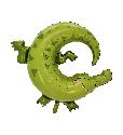 Folijski Balon 88x85 Cm Crocodile