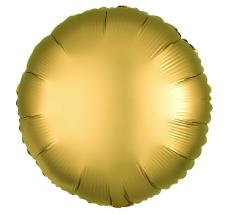 Folijski Balon Krug 18" Krom Zlatna 1/1