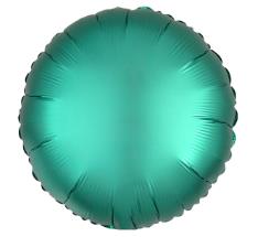 Folijski Balon Krug 18" Krom Zelena 1/1