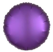 Folijski Balon Krug 18" Krom Ljubičasta 1/1