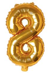 Folijski Balon Broj 16" Zlatna #8 1/1