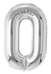 Folijski Balon Broj 40" Srebrna #0 1/1