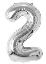 Folijski Balon Broj 40" Srebrna #2 1/1