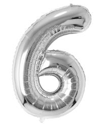 Folijski Balon Broj 40" Srebrna #6 1/1