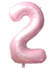 Folijski Balon Broj 40" Baby Roza #2 1/1