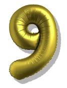 Folijski Balon Broj 40" Krom Zlatna #9 1/1