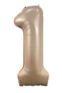 Folijski Balon Broj 40" Karamel #1 1/1