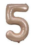 Folijski Balon Broj 40" Karamel #5 1/1