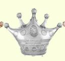 Folijski Balon 73x69 Cm Silver Crown