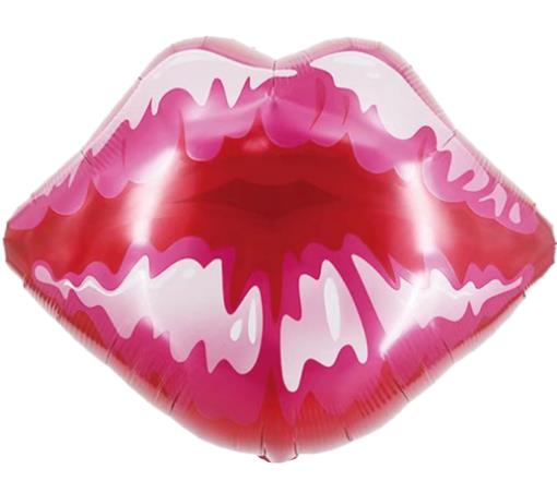 Folijski Balon 71x65 Cm Red Lips