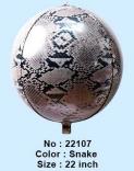 4d Folijski Balon 22" Zmija 1/1