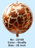 4d Folijski Balon 22" Žirafa 1/1