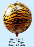 4d Folijski Balon 22" Tigar 1/1