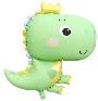 Folijski Balon 65x79 Cm Green Dinosaur / 65x79 Cm