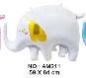 Folijski Balon 59x84 Cm White Elephant / 59x84 Cm