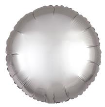 Folijski Balon Krug 18" Krom Srebrna 1/1