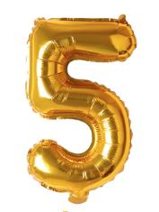 Folijski Balon Broj 16" Zlatna #5 1/1