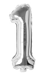 Folijski Balon Broj 16" Srebrna #1 1/1