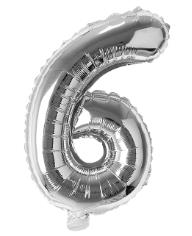 Folijski Balon Broj 16" Srebrna #6 1/1