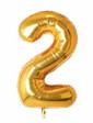 Folijski Balon Broj 40" Zlatna #2 1/1
