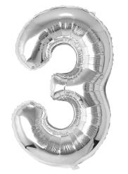 Folijski Balon Broj 40" Srebrna #3 1/1