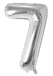 Folijski Balon Broj 40" Srebrna #7 1/1