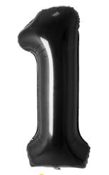 Folijski Balon Broj 40" Crna #1 1/1