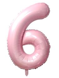 Folijski Balon Broj 40" Baby Roza #6 1/1