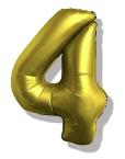 Folijski Balon Broj 40" Krom Zlatna #4 1/1