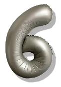 Folijski Balon Broj 40" Krom Srebrna #6 1/1