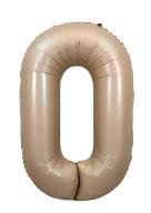 Folijski Balon Broj 40" Karamel #0 1/1