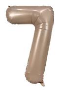 Folijski Balon Broj 40" Karamel #7 1/1