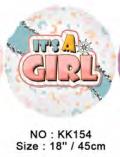 Folijski Balon 18" It's A Girl