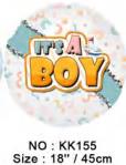 Folijski Balon 18" It's A Boy