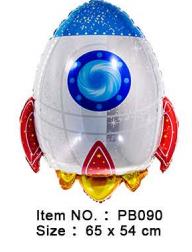 Folijski Balon 65x54 Cm Rocket